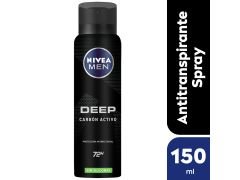 ANTITRANSPIRANTE MASCULINO NIVEA DEEP ORIGINAL 150 ML