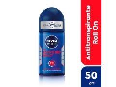 ANTITRANSPIRANTE MASCULINO NIVEA ROLL ON FOR MEN DRY 50 ML