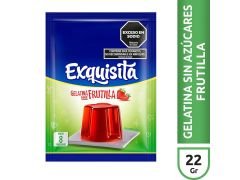 GELATINA EXQUISITA FRUTILLA LIGHT 22 GR