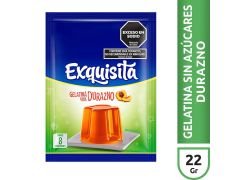GELATINA EXQUISITA DURAZNO LIGHT 22 GR