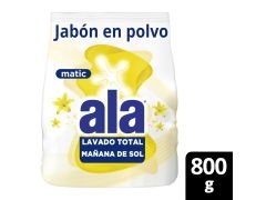 JABON EN POLVO ALA MATIC SOL 800 GR