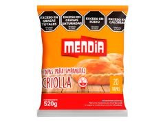 TAPAS EMPANADAS MENDIA HORNO 520 GR 20 UN