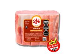 PANCETA 214 AHUMADA CON CUERO 1 KG